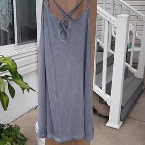 Medium strappy grey American Eagle Tank